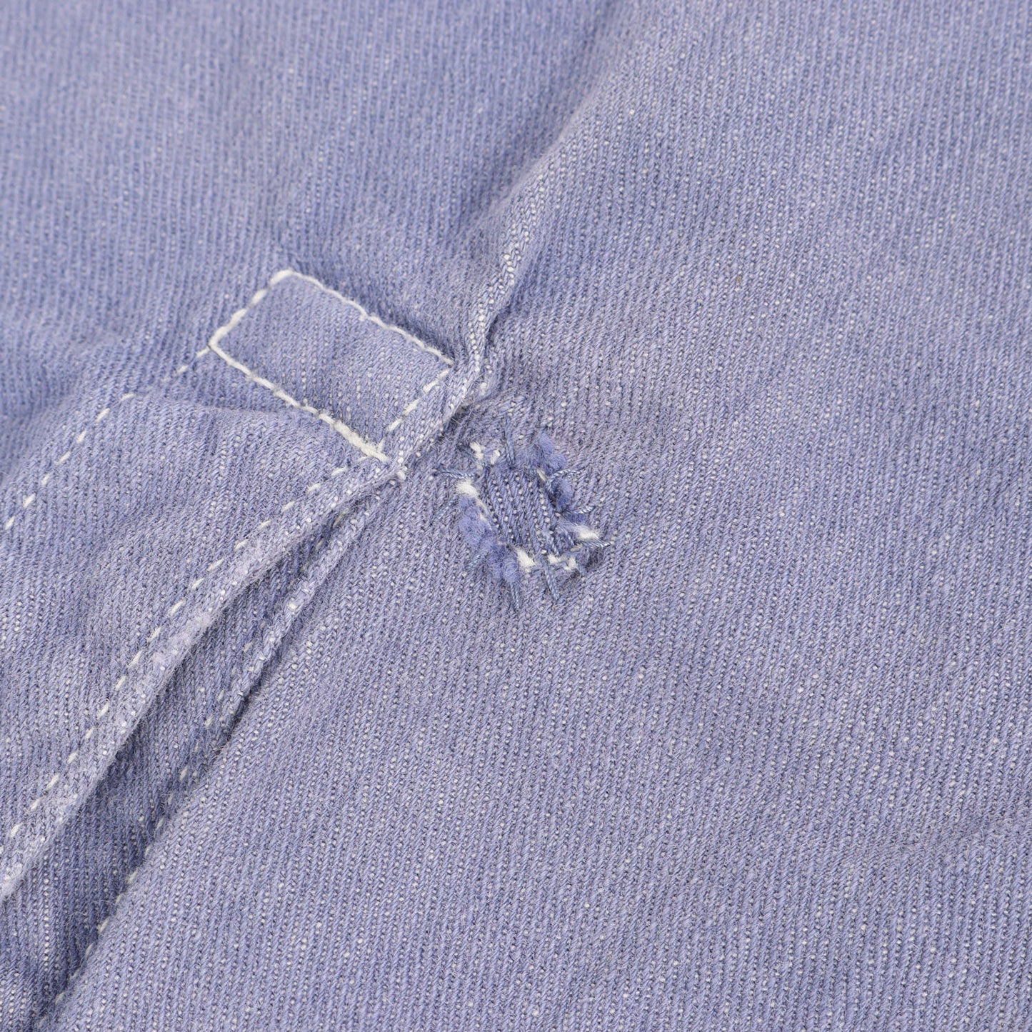 26SS F.I.L限定 ダメージリペア加工 チノクロス ワークシャツ(LARRIKAN L/S CRASH)