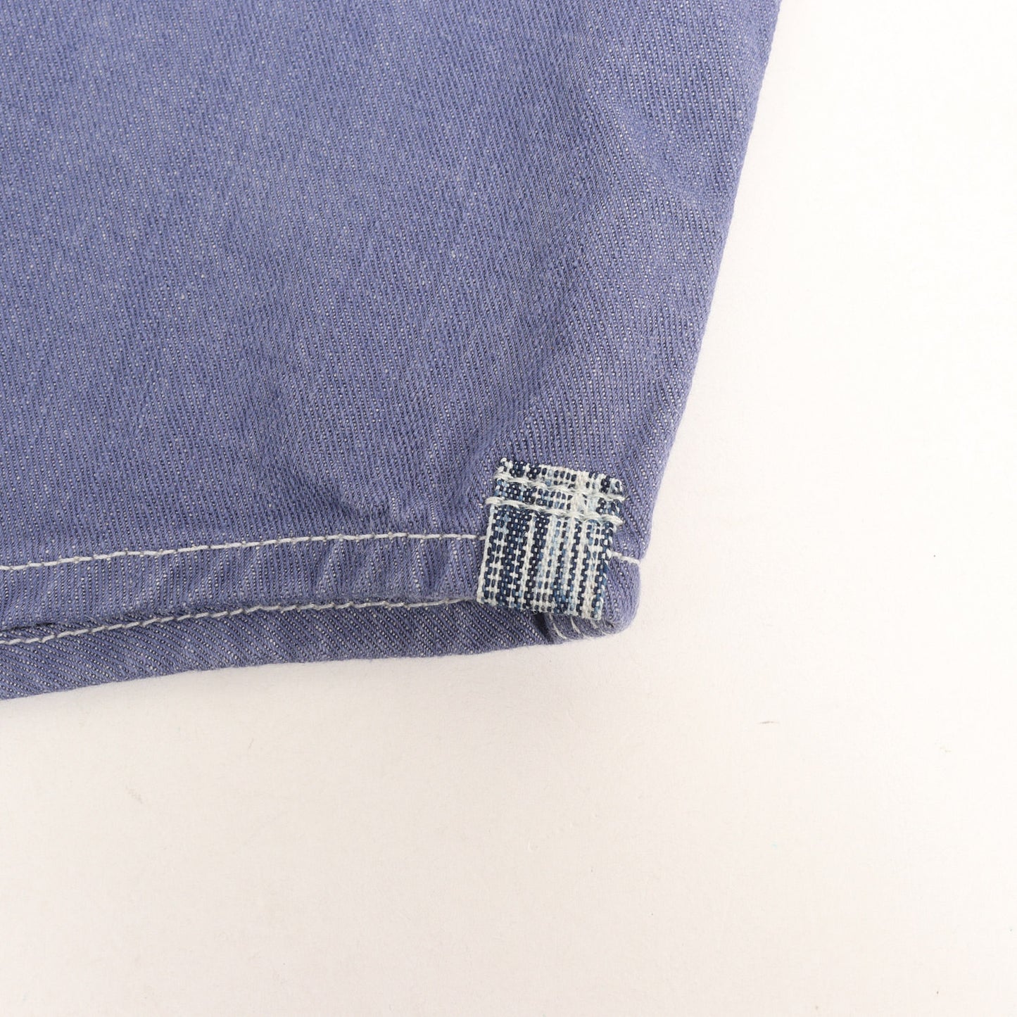 26SS F.I.L限定 ダメージリペア加工 チノクロス ワークシャツ(LARRIKAN L/S CRASH)