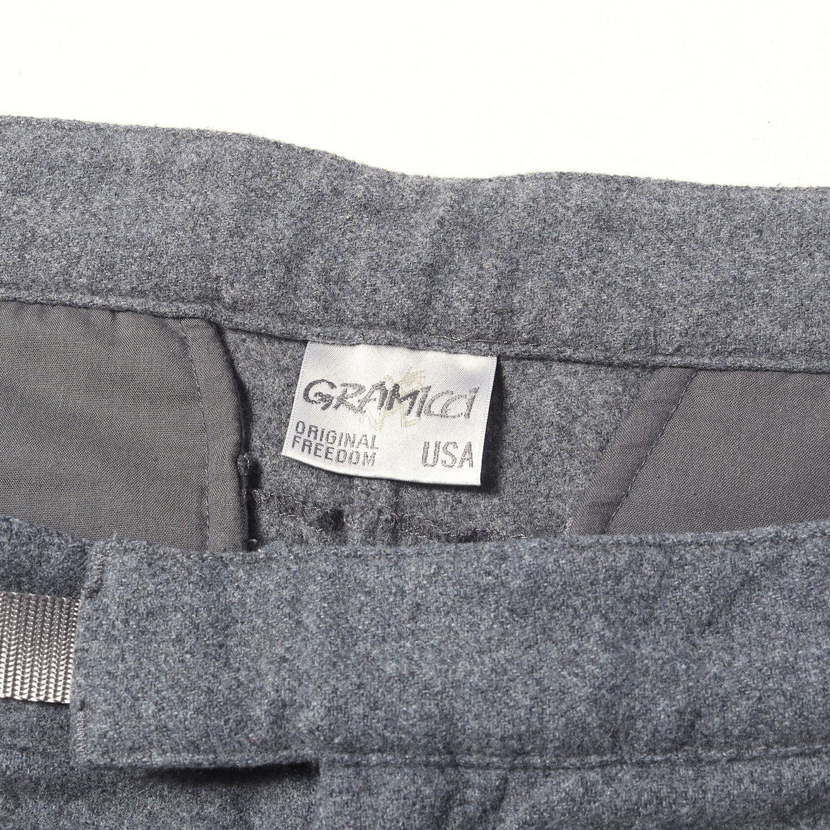 21AW ×GRAMICCI ウール ワイド イージーパンツ(WOOL DARTED PANTS)
