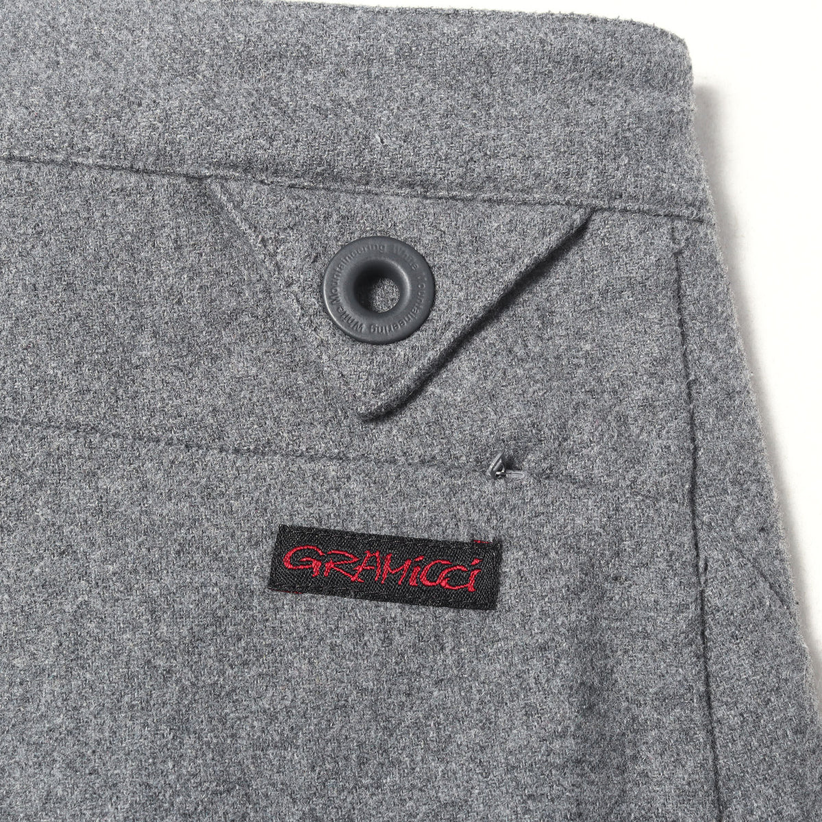 21AW ×GRAMICCI ウール ワイド イージーパンツ(WOOL DARTED PANTS)