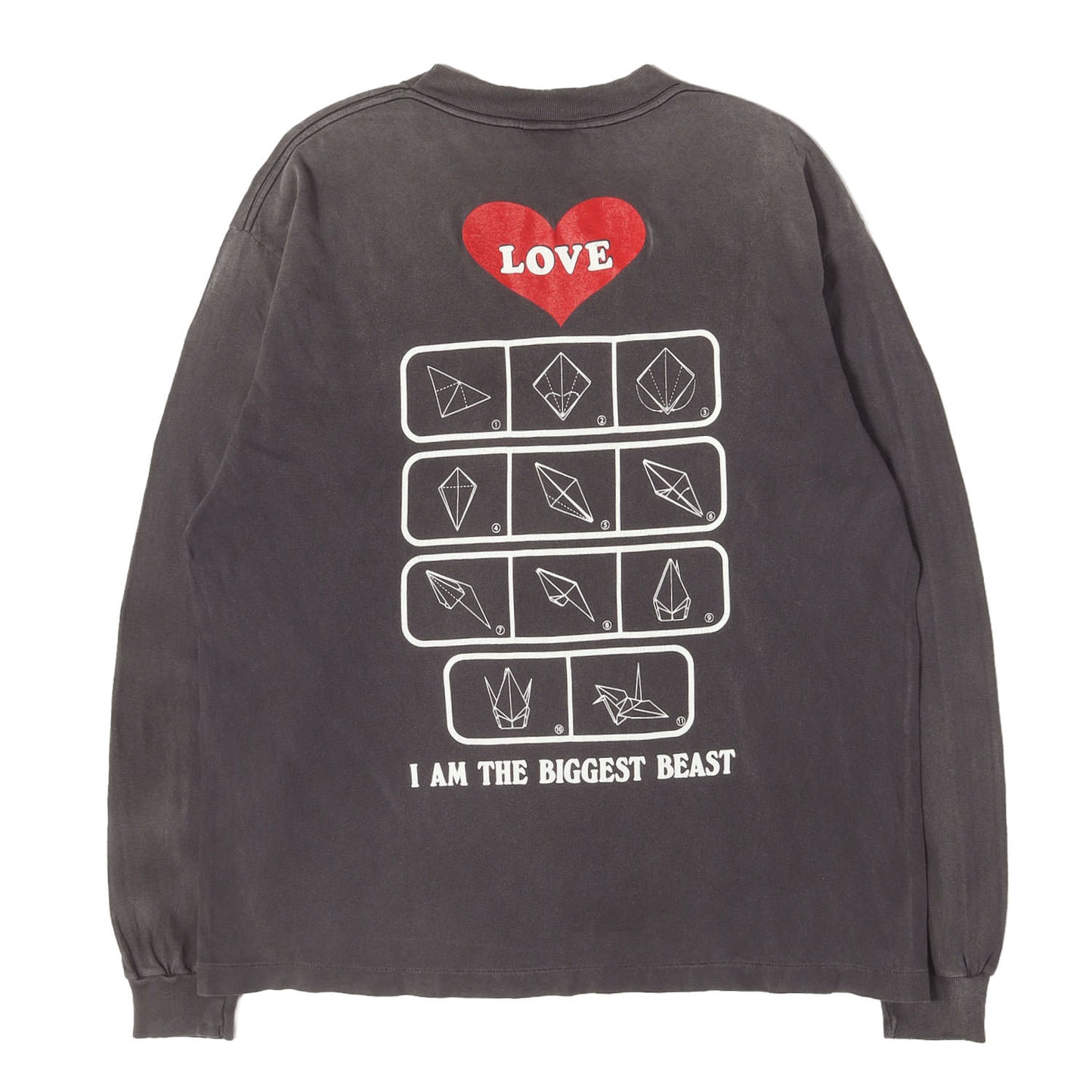 24AW ヴィンテージ加工 ロングスリーブ Tシャツ(LS TEE/LOVE)