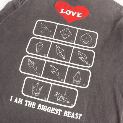 24AW ヴィンテージ加工 ロングスリーブ Tシャツ(LS TEE/LOVE)