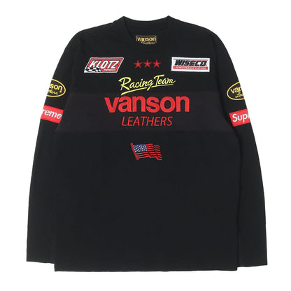 26SS ×vanson メッシュコンビ ロングスリーブ Tシャツ(L/S Top)