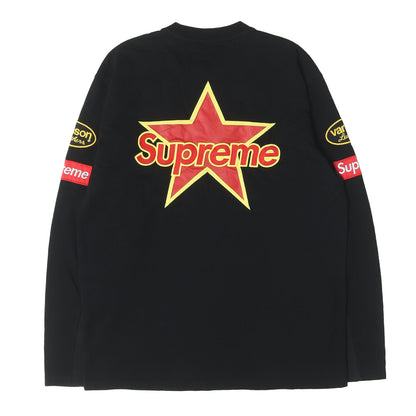 26SS ×vanson メッシュコンビ ロングスリーブ Tシャツ(L/S Top)