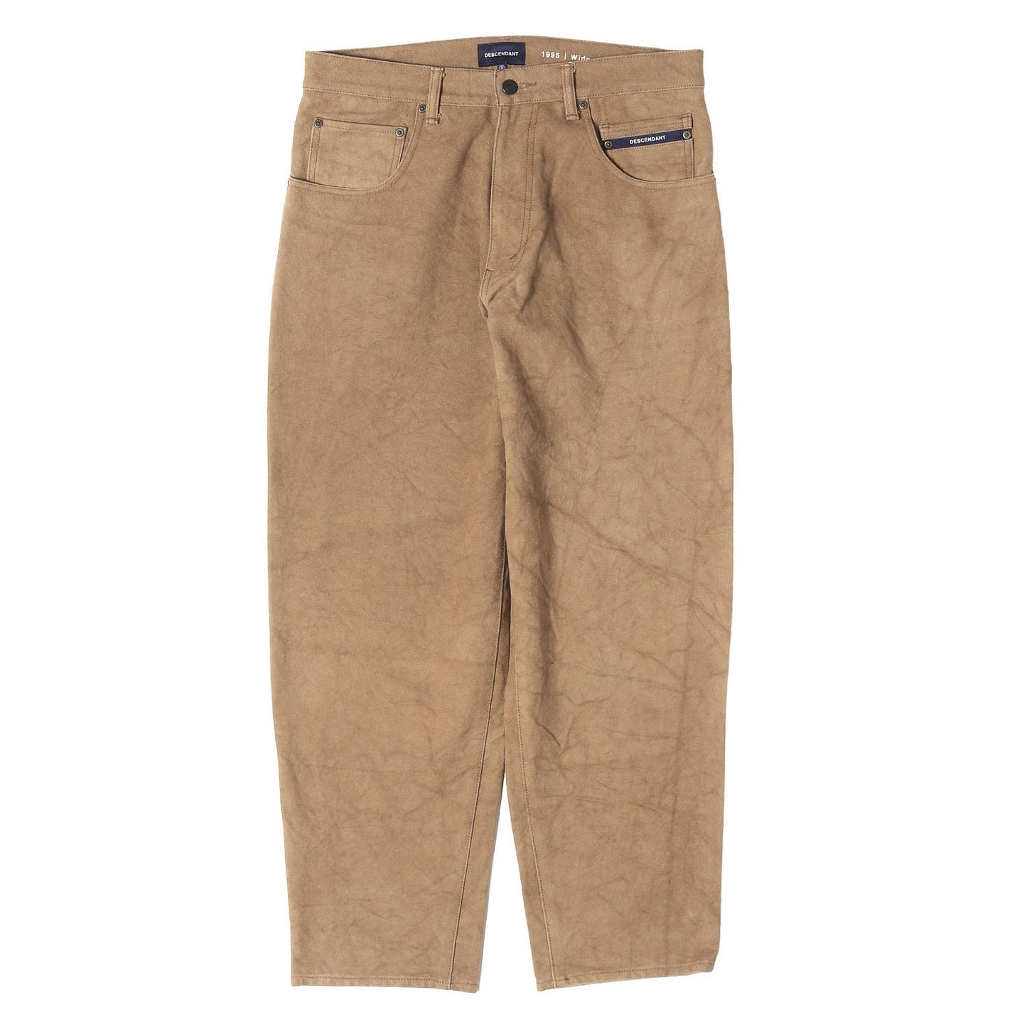 21AW ワッシャー加工 キャンバス ワイド パンツ(1995 CANVAS TROUSERS)