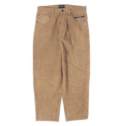 21AW ワッシャー加工 キャンバス ワイド パンツ(1995 CANVAS TROUSERS)