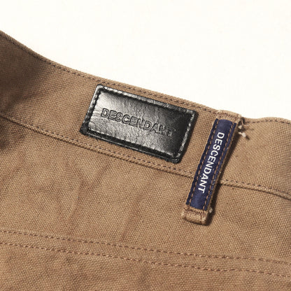 21AW ワッシャー加工 キャンバス ワイド パンツ(1995 CANVAS TROUSERS)