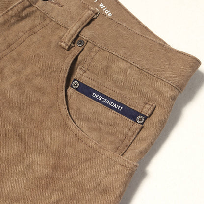 21AW ワッシャー加工 キャンバス ワイド パンツ(1995 CANVAS TROUSERS)