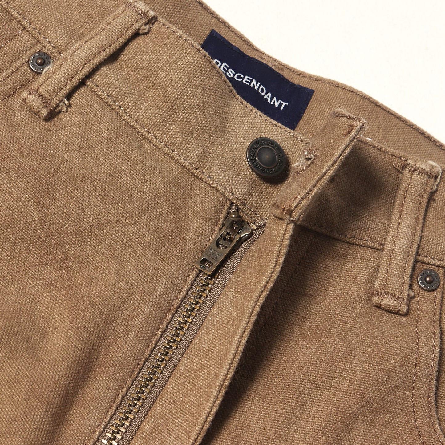 21AW ワッシャー加工 キャンバス ワイド パンツ(1995 CANVAS TROUSERS)