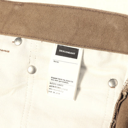 21AW ワッシャー加工 キャンバス ワイド パンツ(1995 CANVAS TROUSERS)