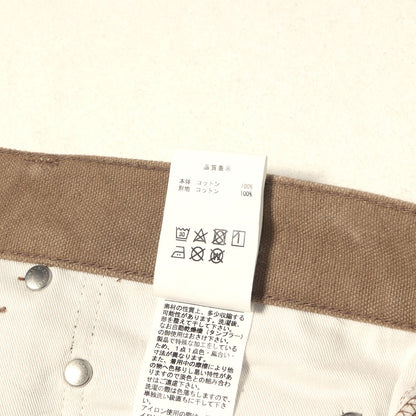 21AW ワッシャー加工 キャンバス ワイド パンツ(1995 CANVAS TROUSERS)