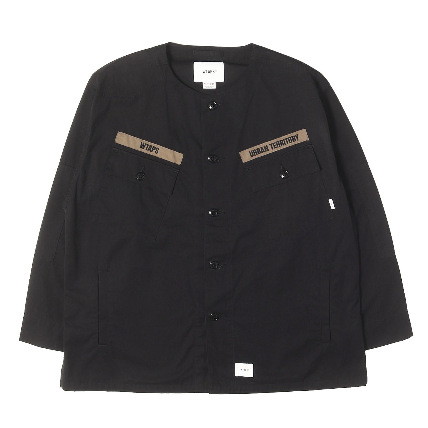 20AW ノーカラー ミリタリー シャツジャケット(SCOUT / LS)