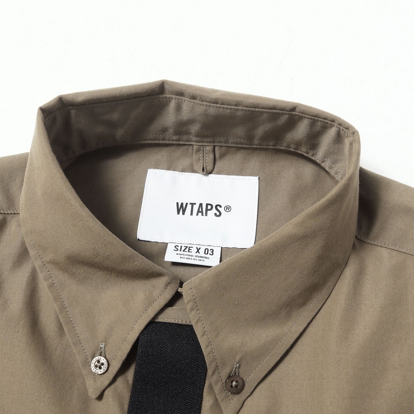 22AW GPSロゴテープ ボタンダウンシャツ(BD 02 / LS / CTPL. BROADCLOTH)