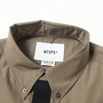 22AW GPSロゴテープ ボタンダウンシャツ(BD 02 / LS / CTPL. BROADCLOTH)
