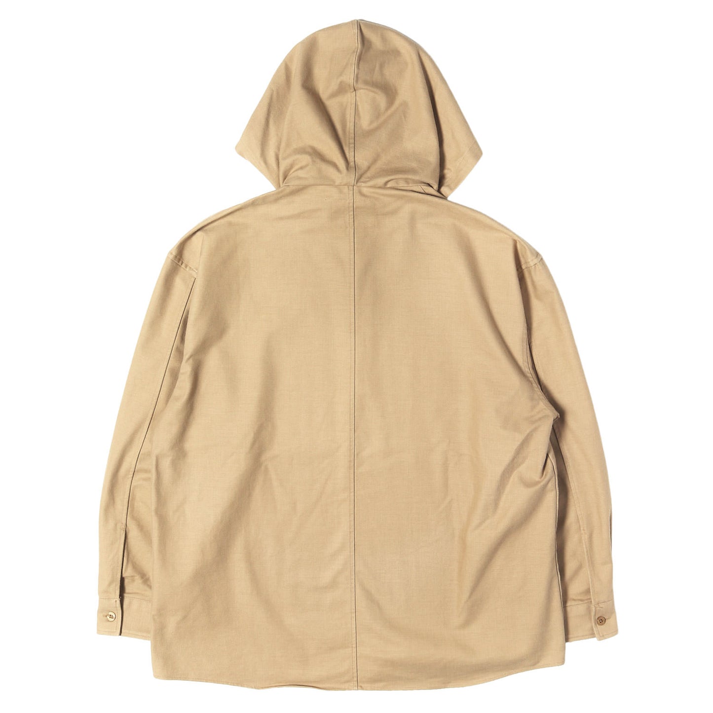 21AW フード付き コットンサージ プルオーバー シャツ(FALCONER / LS)