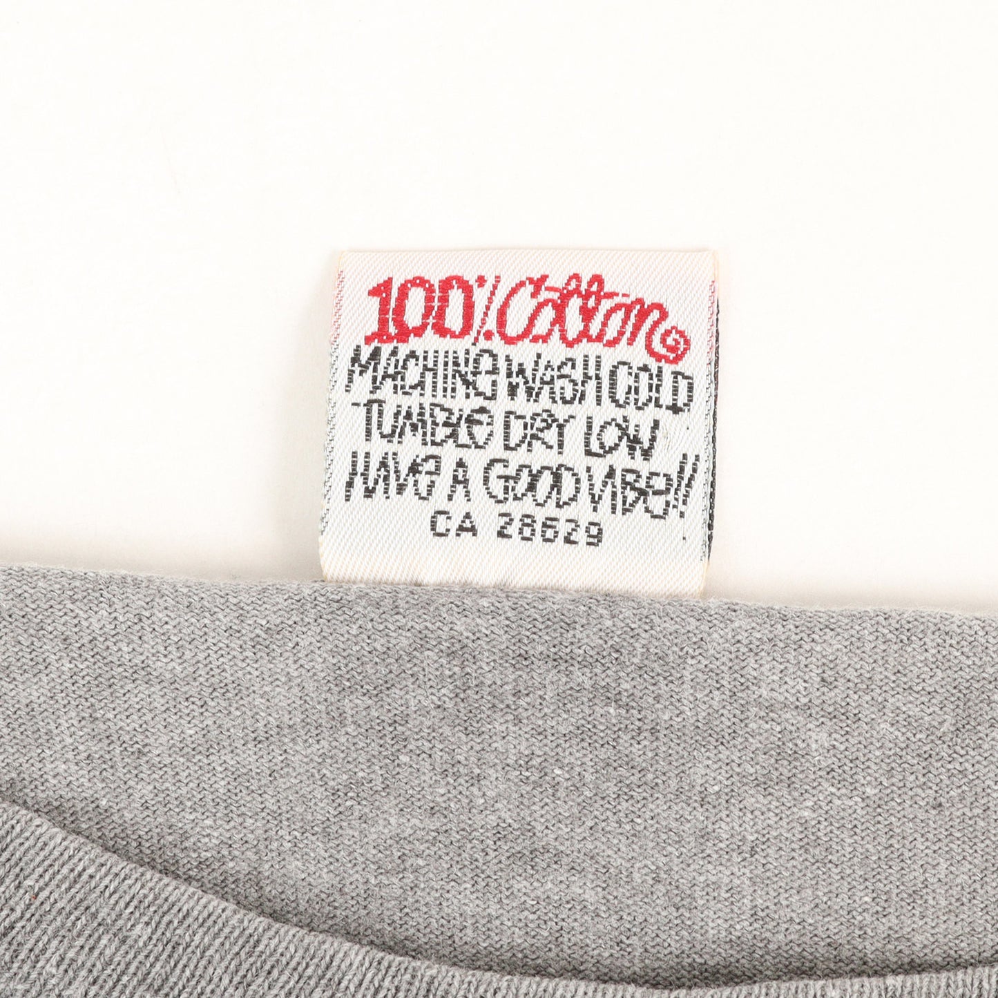 90s OLD STUSSY 白タグ Sロゴ刺繍 ポケット Tシャツ(USA製)