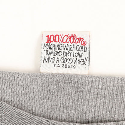 90s OLD STUSSY 白タグ Sロゴ刺繍 ポケット Tシャツ(USA製)