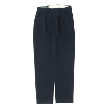 ツータック ワイド コットン チノパンツ (ETHAN PANT)