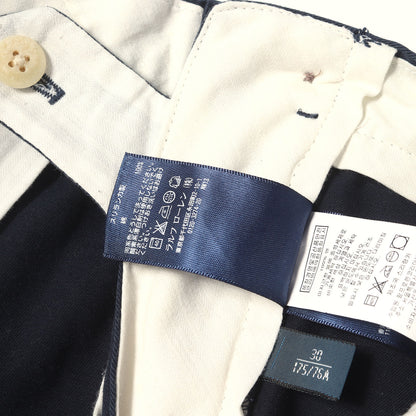 ツータック ワイド コットン チノパンツ (ETHAN PANT)