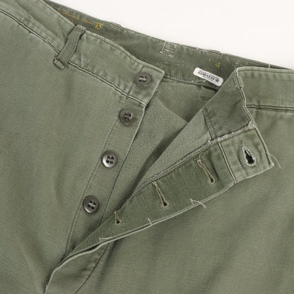 [WESTERN COSTUME品] 50s 米軍実物 USMC P-58 コットンサテン ユーティリティ パンツ