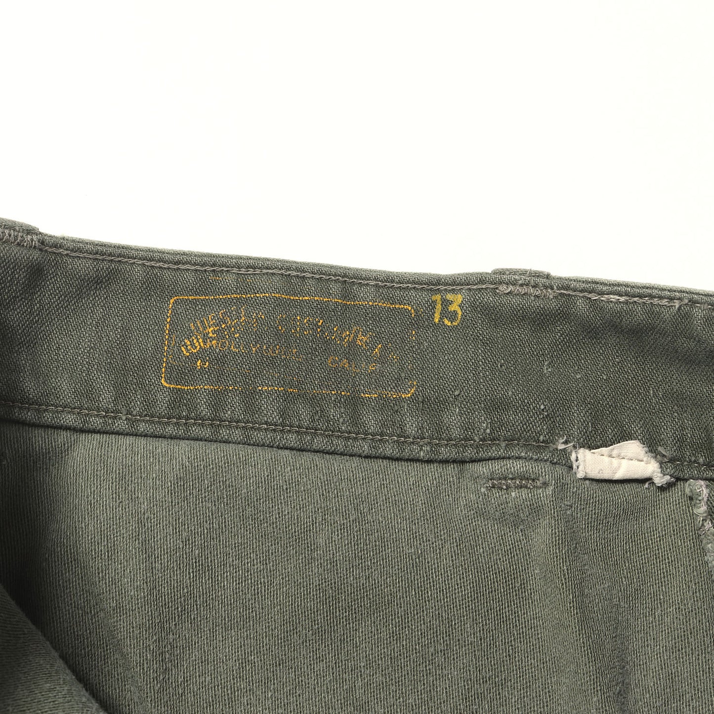 [WESTERN COSTUME品] 50s 米軍実物 USMC P-58 コットンサテン ユーティリティ パンツ