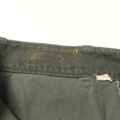 [WESTERN COSTUME品] 50s 米軍実物 USMC P-58 コットンサテン ユーティリティ パンツ