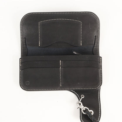 2026年購入品 コンチョボタン レザー ロングウォレット / 長財布 ウォレットコード付き(PR-LW02-RM)