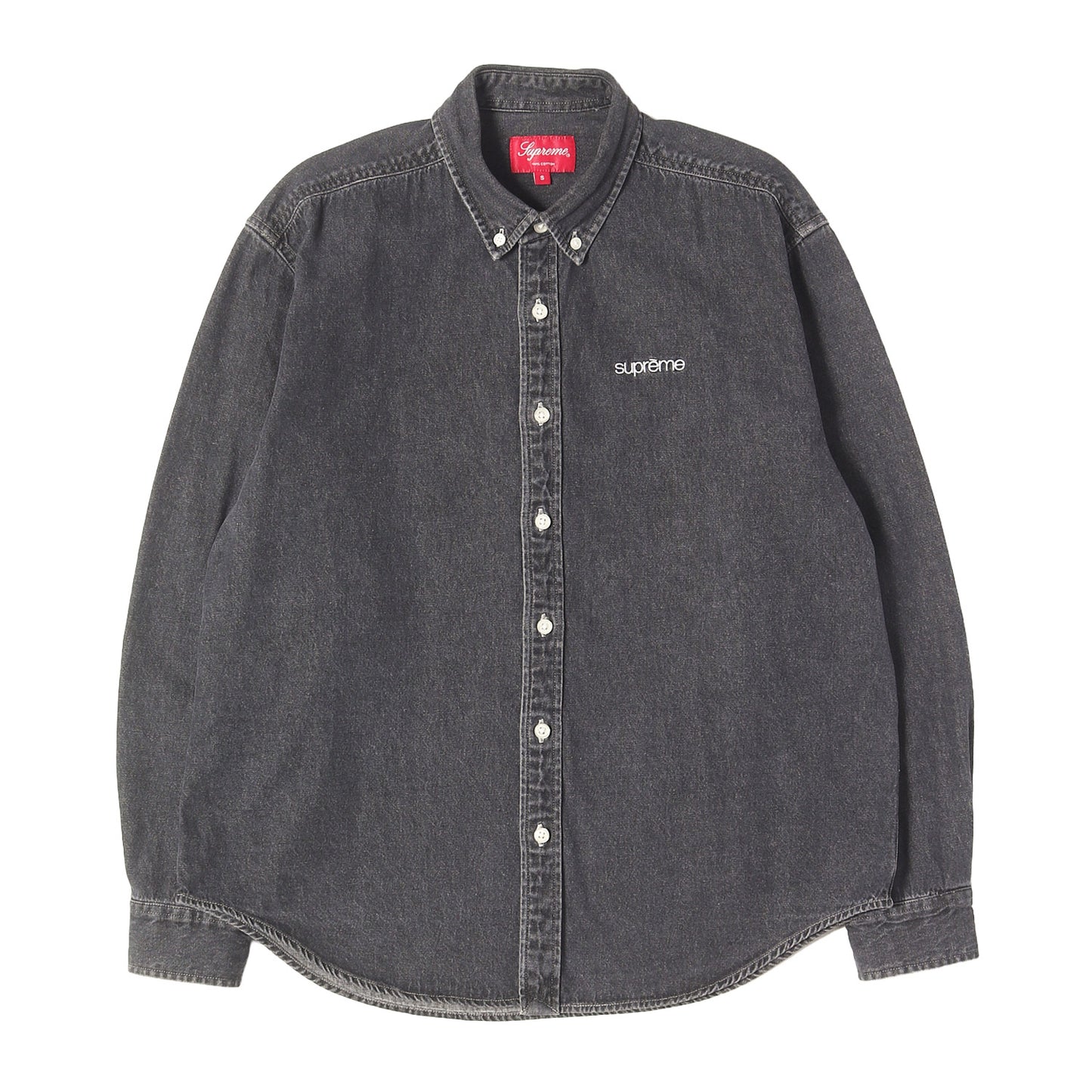 20AW クラシックロゴ ボタンダウン デニムシャツ(Classic Logo Denim Shirt)