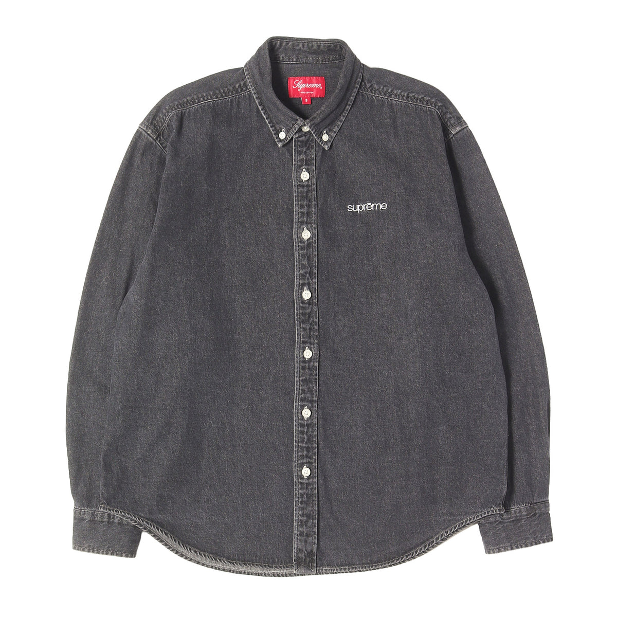 20AW クラシックロゴ ボタンダウン デニムシャツ(Classic Logo Denim Shirt)