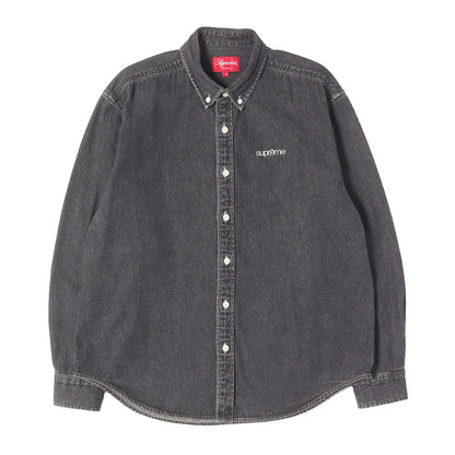 20AW クラシックロゴ ボタンダウン デニムシャツ(Classic Logo Denim Shirt)