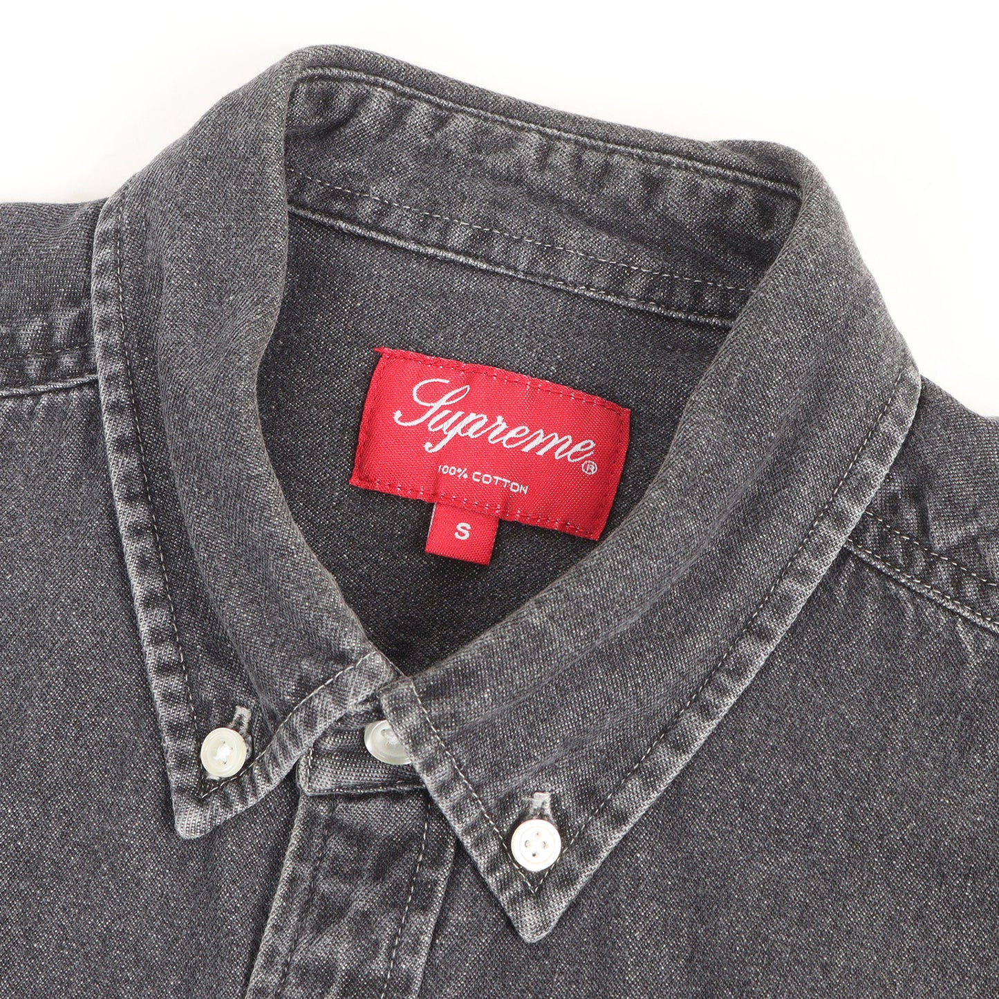 20AW クラシックロゴ ボタンダウン デニムシャツ(Classic Logo Denim Shirt)