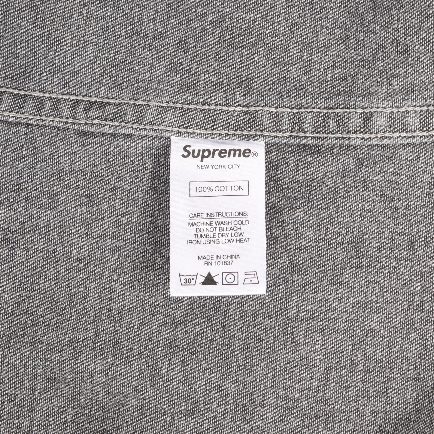 20AW クラシックロゴ ボタンダウン デニムシャツ(Classic Logo Denim Shirt)