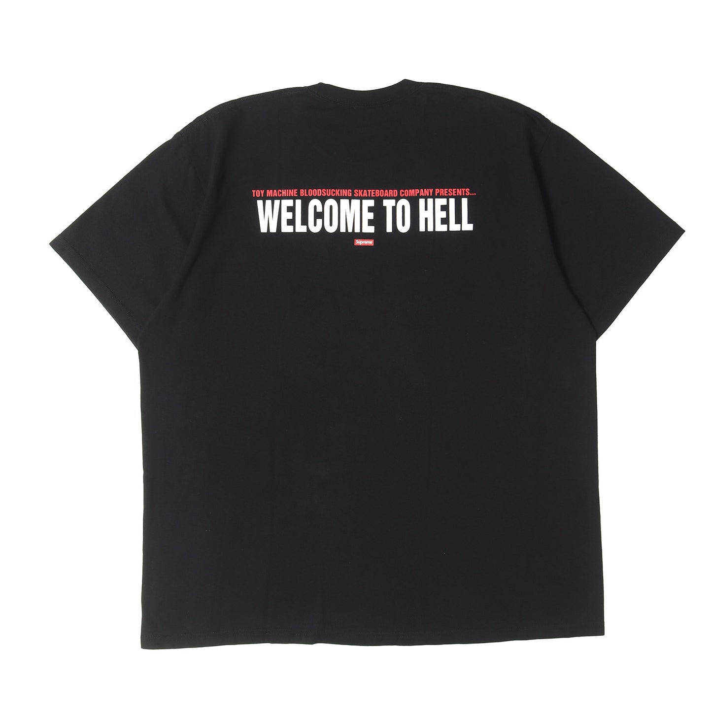 24SS ×Toy Machine スケーターフォト Tシャツ(Welcome To Hell Tee)