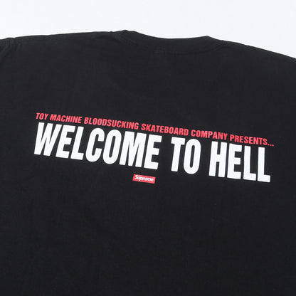 24SS ×Toy Machine スケーターフォト Tシャツ(Welcome To Hell Tee)