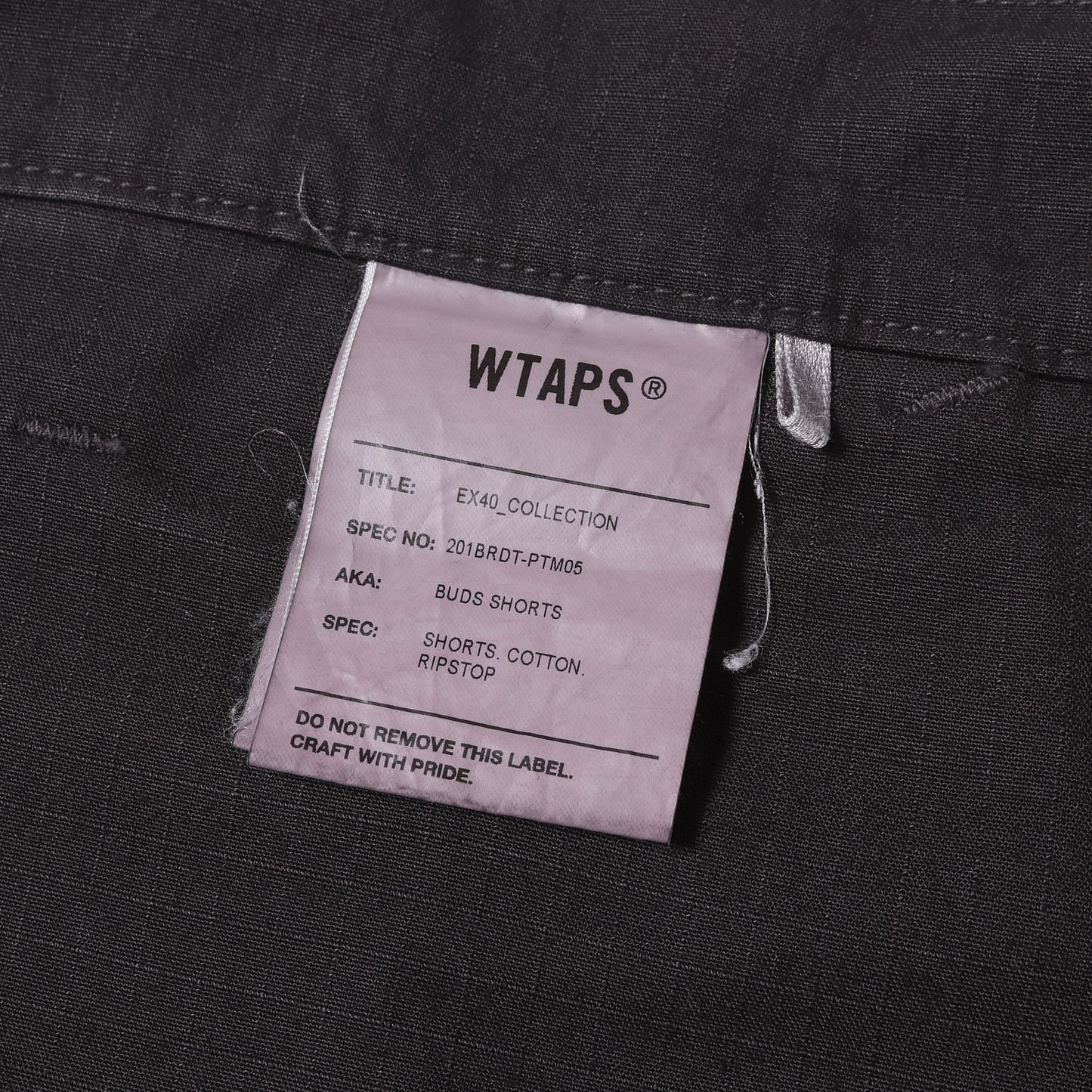 20SS リップストップ ミリタリー ショーツ(BUDS SHORTS)