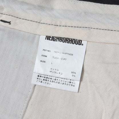 ストレッチツイル 1タック ワイド チノパンツ(TUCK / C-PANT)