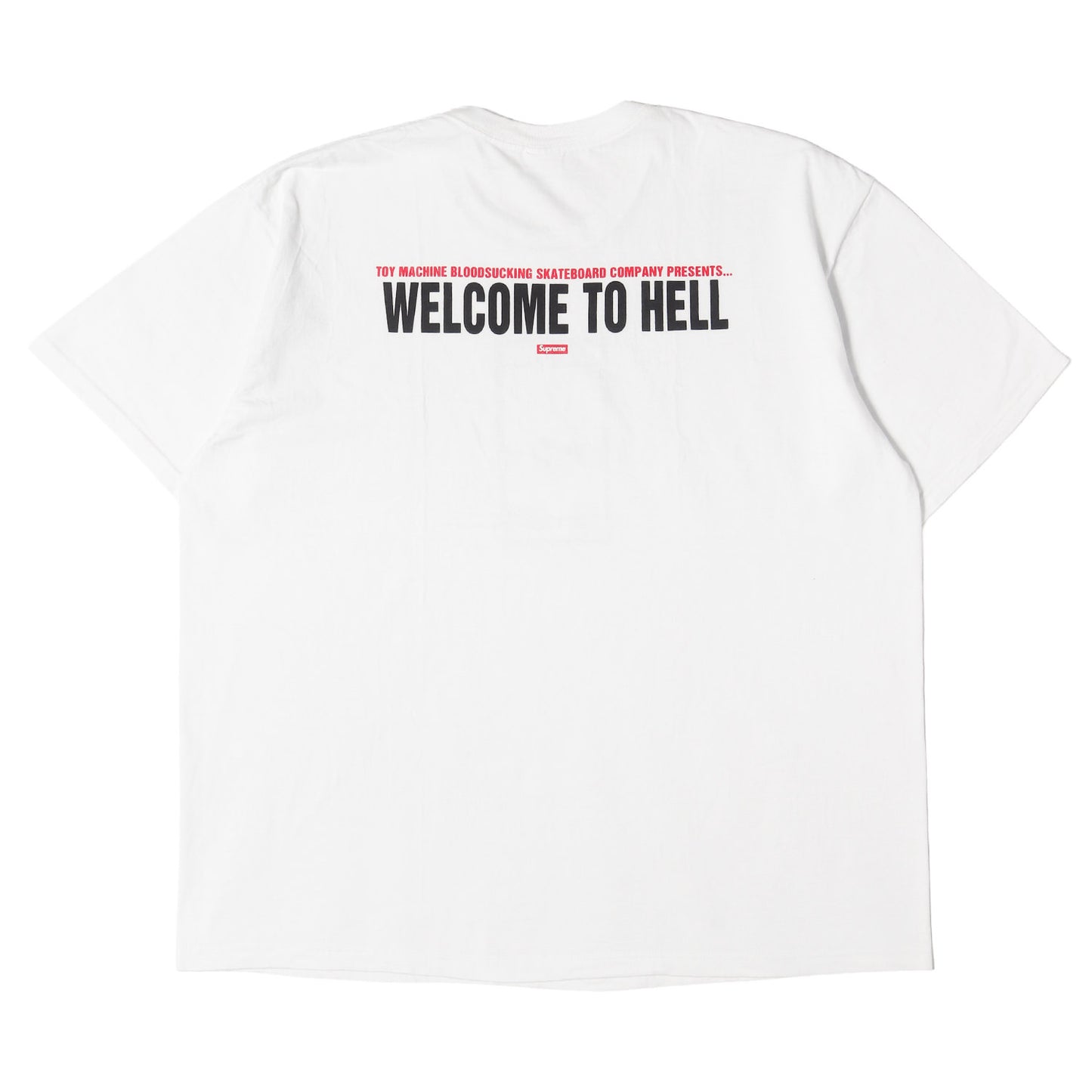 24SS ×Toy Machine スケーターフォト Tシャツ(Welcome To Hell Tee)