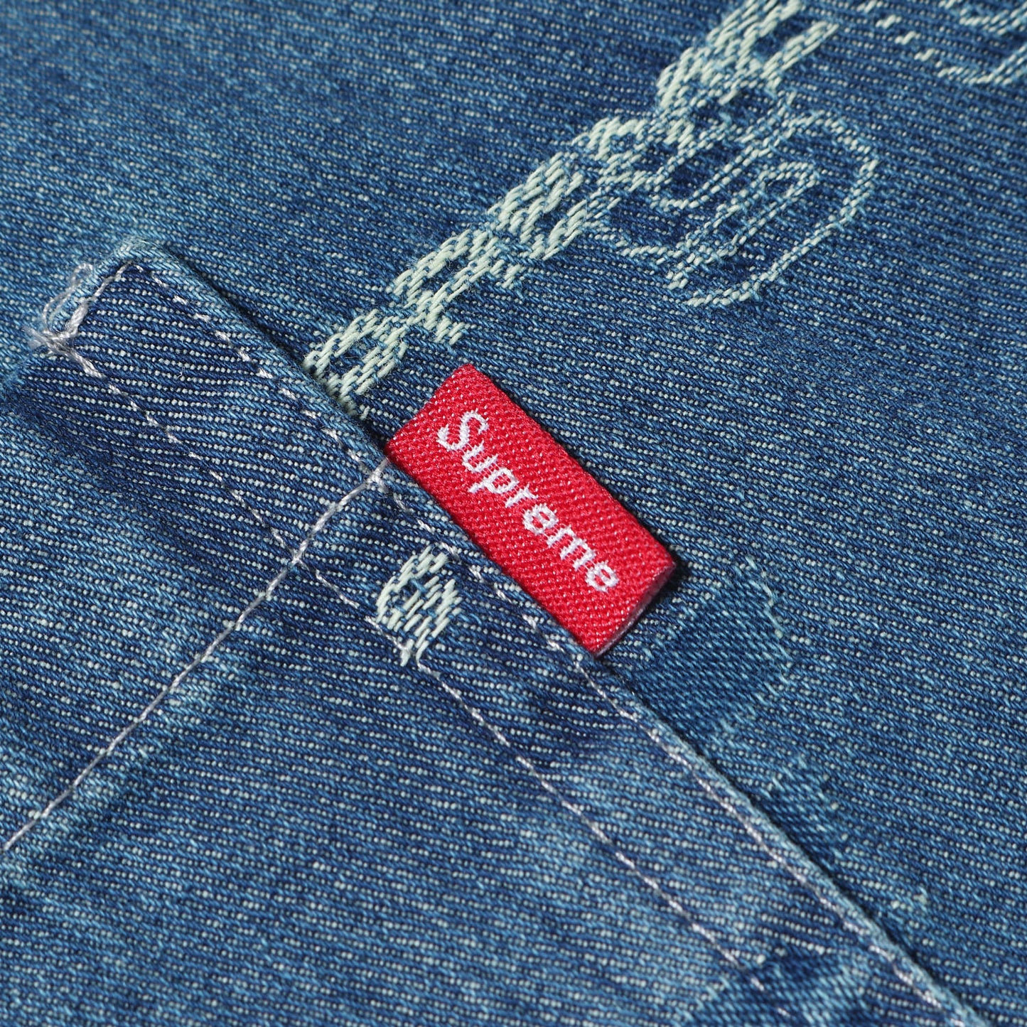 ジャガードロゴ柄 デニムシャツ(Dimensions Logo Denim Shirt)