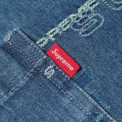 ジャガードロゴ柄 デニムシャツ(Dimensions Logo Denim Shirt)