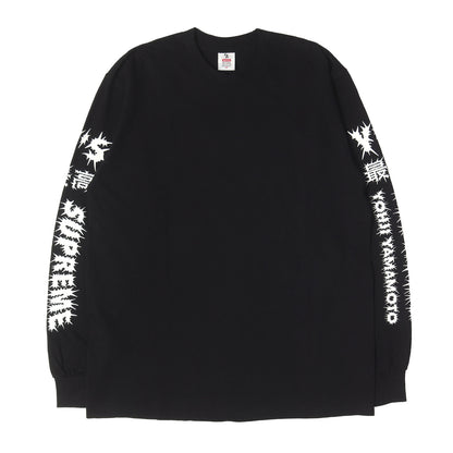 25AW ×Y's by Yohji Yamamoto スカル グラフィック ロングスリーブ Tシャツ(L/S Tee)
