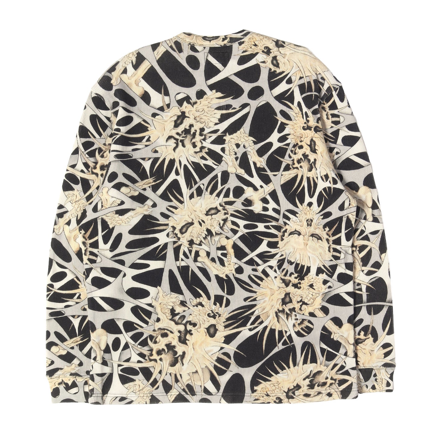 25AW ×Y's by Yohji Yamamoto スカル グラフィック柄 サーマル ロングスリーブ Tシャツ(Thermal)