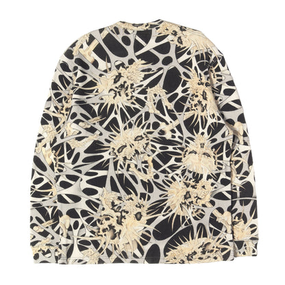 25AW ×Y's by Yohji Yamamoto スカル グラフィック柄 サーマル ロングスリーブ Tシャツ(Thermal)