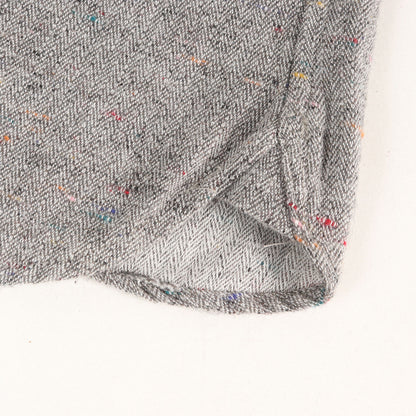 チェーン刺繍グラフィック ヘリンボーン ワークシャツ