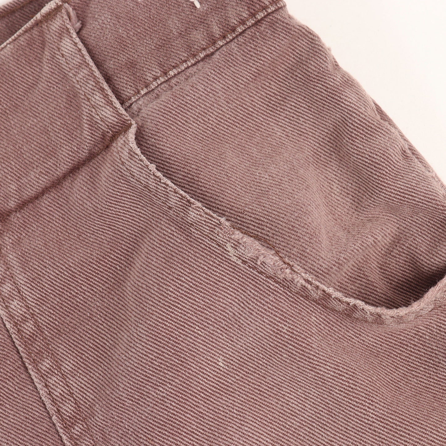 [雰囲気抜群] 70s コットンツイル フレア ブッシュパンツ / USA製 白タブ ボタン裏刻印38