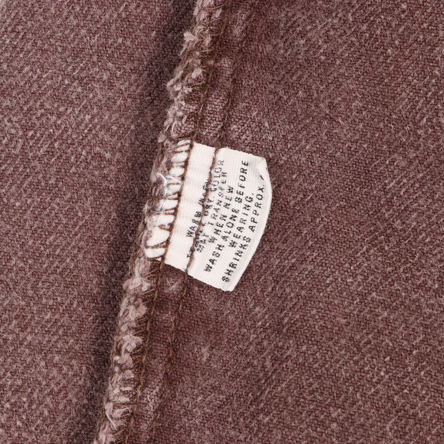 [雰囲気抜群] 70s コットンツイル フレア ブッシュパンツ / USA製 白タブ ボタン裏刻印38