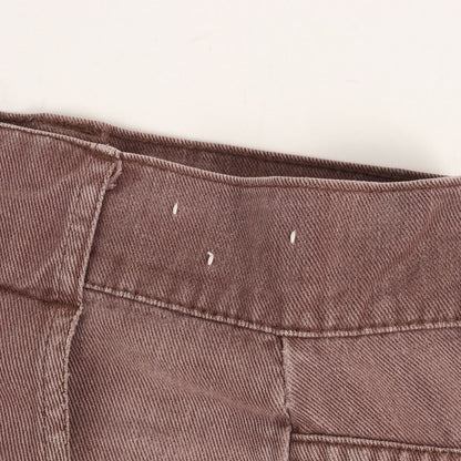 [雰囲気抜群] 70s コットンツイル フレア ブッシュパンツ / USA製 白タブ ボタン裏刻印38