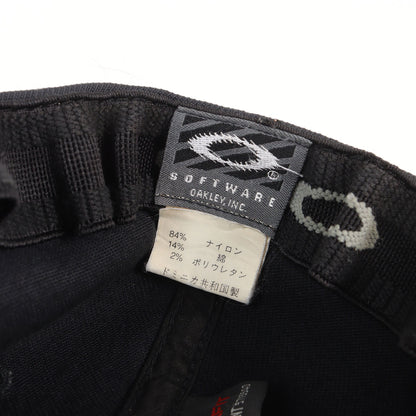 [人気モデル] 00s シリコンラバータグ ストレッチ 6パネル キャップ