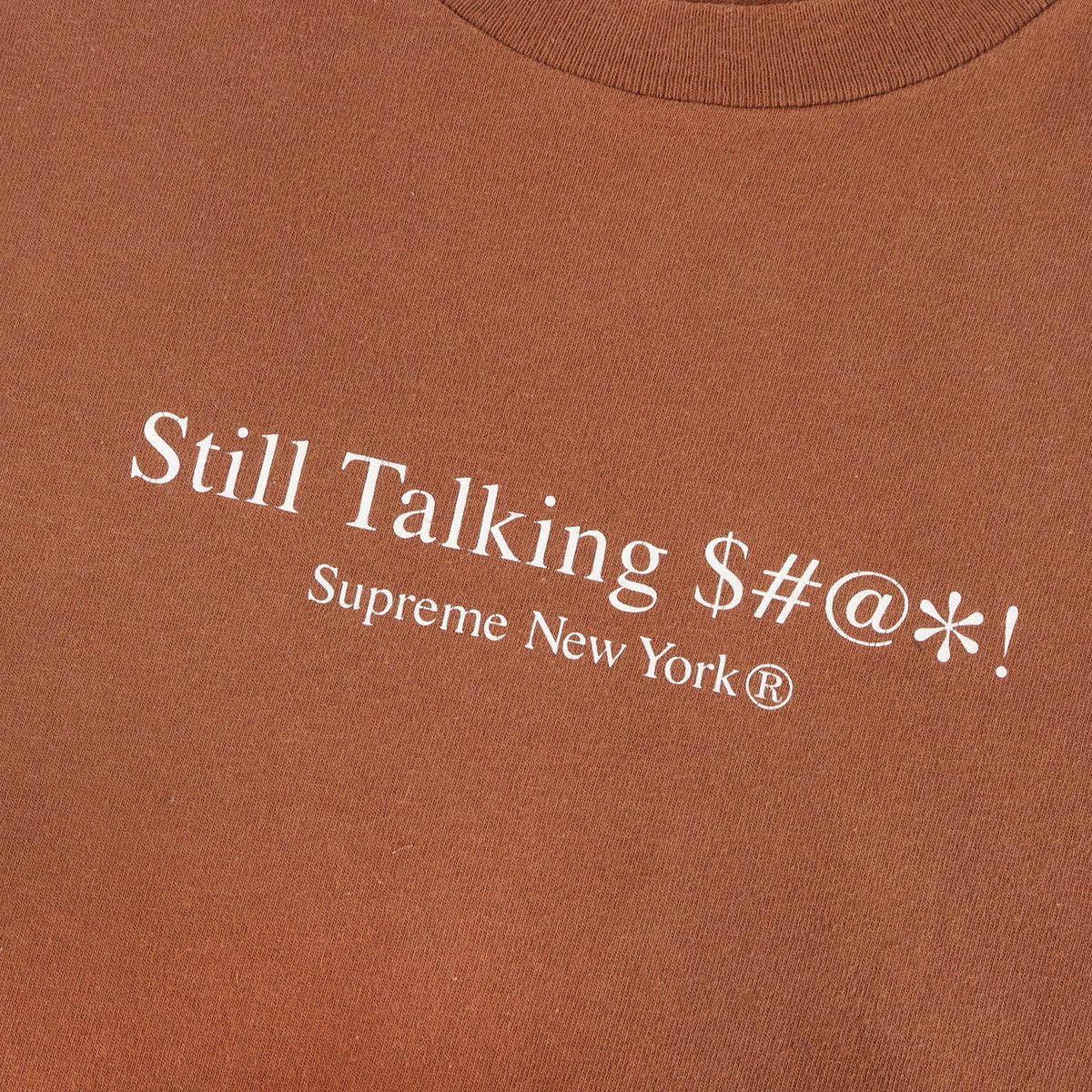 22SS バック ブランドロゴ Tシャツ(Still Talking Tee)