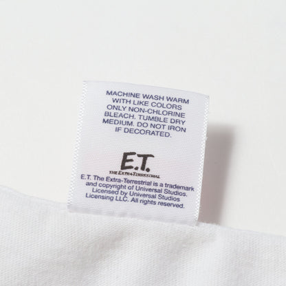×E.T. プリント クルーネック Tシャツ(Tee)