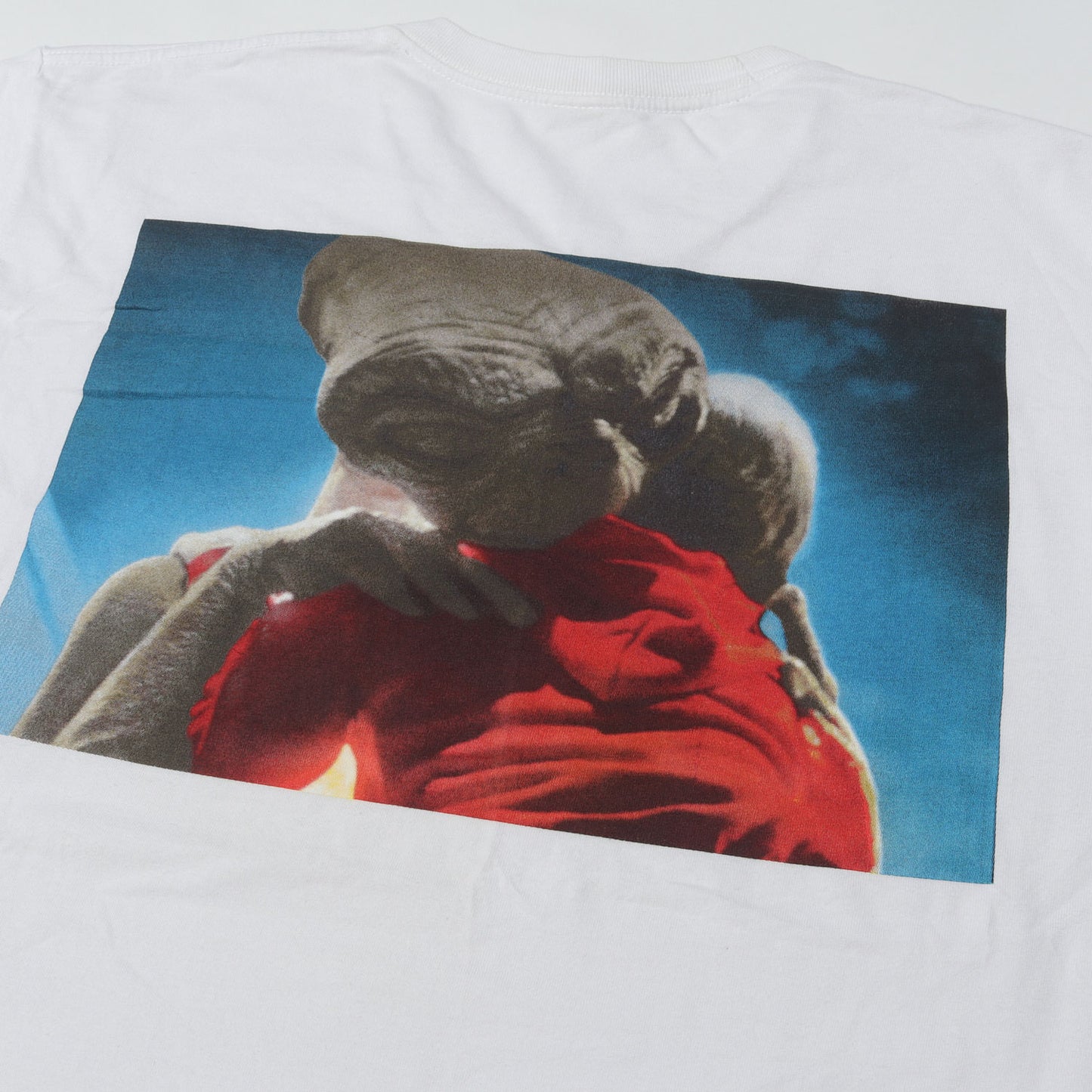 ×E.T. プリント クルーネック Tシャツ(Tee)